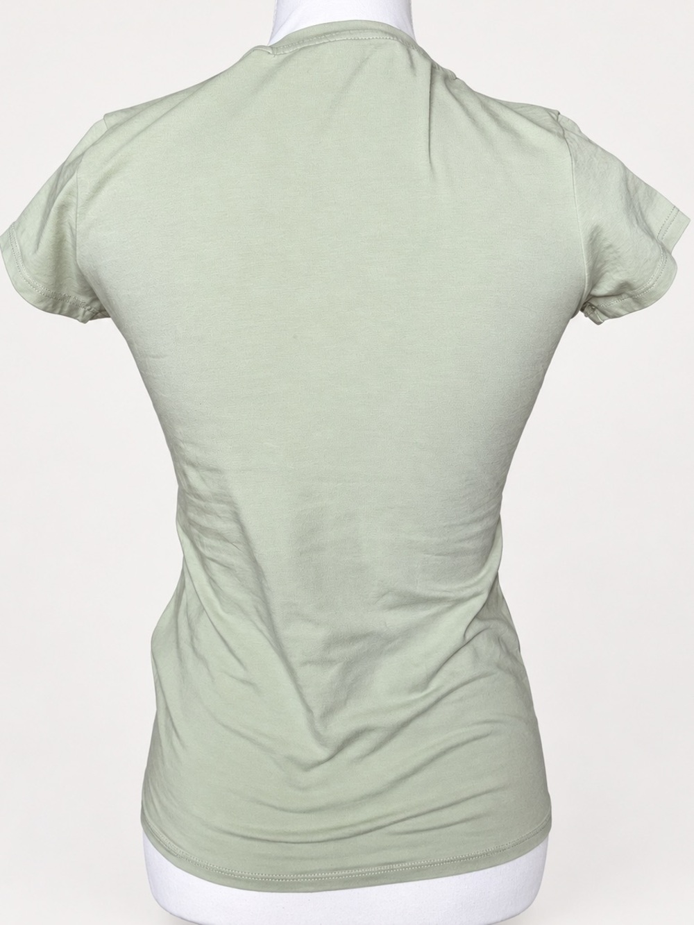 GUESS Los Angeles Sage Green Tonal Logo Tee Size M - Picture 2 of 8